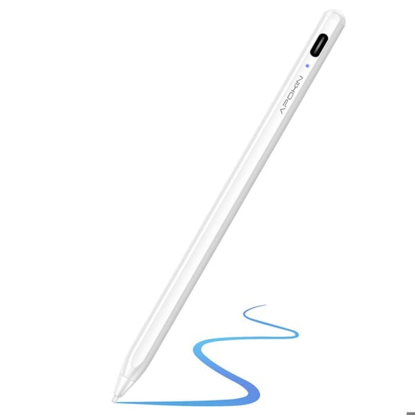 Taktile Stylus - APOKIN - Ultra Tunn - Kompatibel med iOS/Android - Uppladdningsbar USB-C - Autonomi 8H
