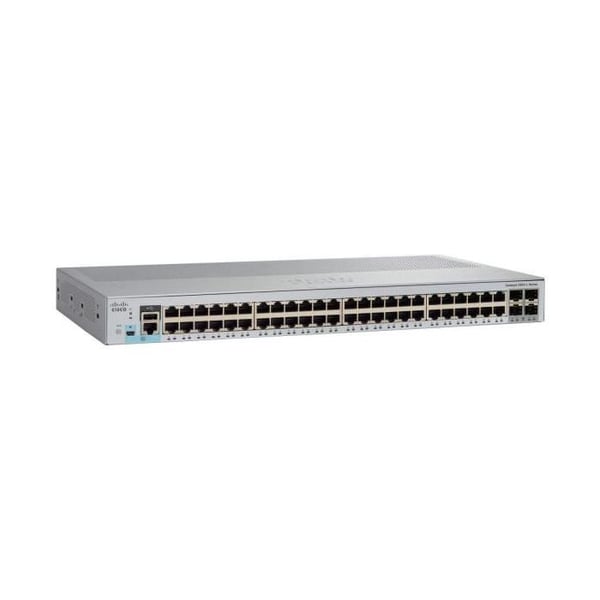 Cisco Catalyst WS-C2960L-48TQ-LL - 48-portars 10/100/1000 Mbps hanterad switch + 4 SFP+ portar (Kategori: Switch)