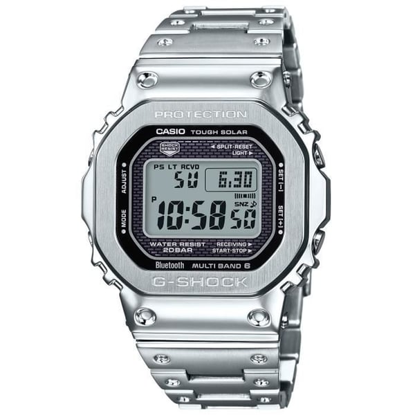 [G SHOCK] GMW-B5000D-1JF [Casio] G-SHOCK klocka med Bluetooth och solenergi GMW-B5000D-1JF Herr Silver ARMKLOCKA