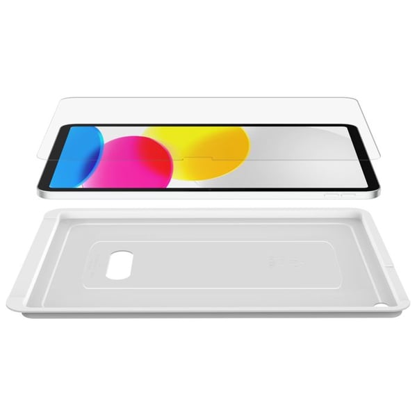 Skærmbeskyttelse - BELKIN - Hærdet glas - Gennemsigtig - Stødresistent - iPad 10. generation