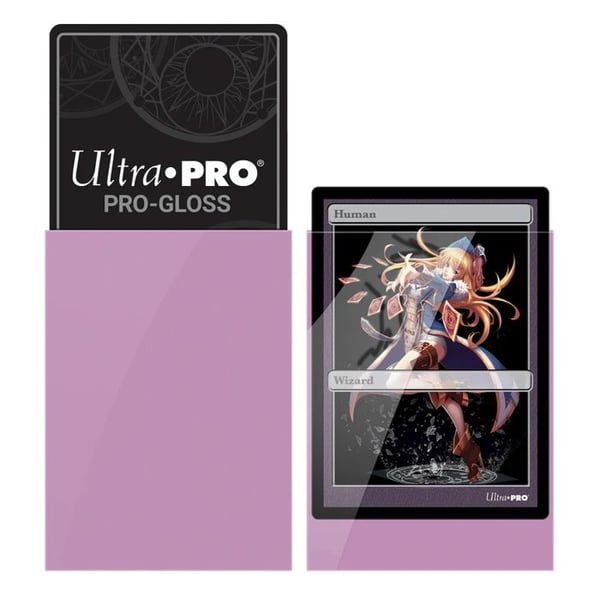Skyddsfickor - ULTRA PRO - Kortskydd små - 60 enheter - Rosa - Syrafri/PVC