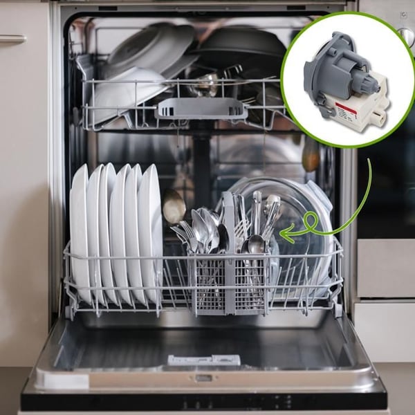 Pump dränering diskmaskin Whirlpool