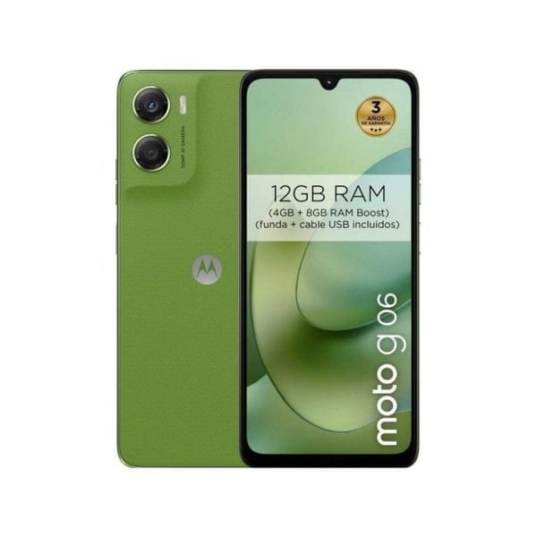 Motorola Moto G06 4G 4GB 64GB 6.88" Grön