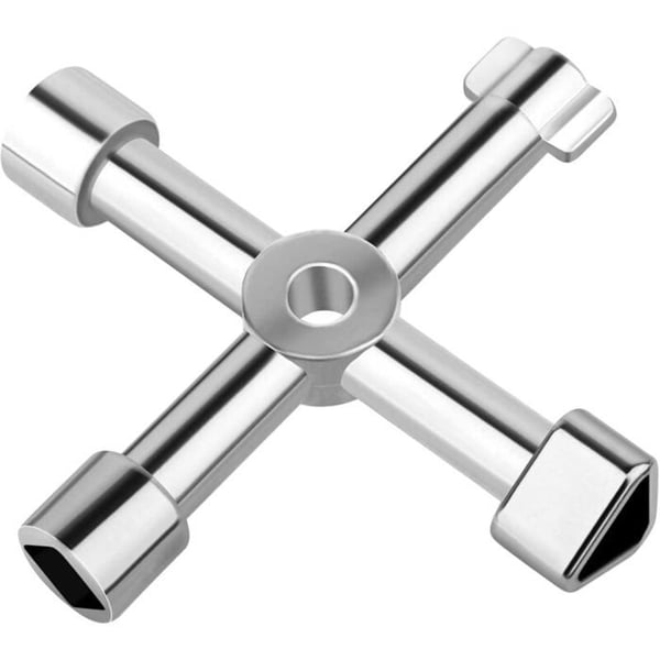 Korsnyckel multifunktion - OKZ® - 4 profiler - Zinklegering - Universell