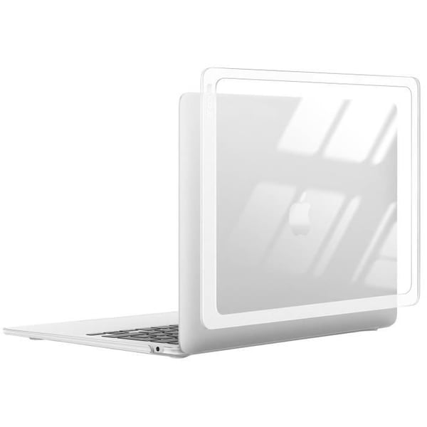 Skydd för MacBook Air 13 - INCAS - Edge - Hårdför - Transparent - Halkskyddande