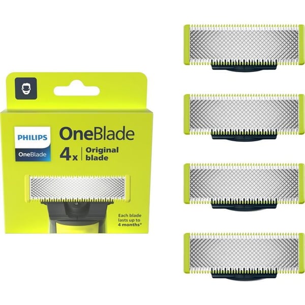 Philips OneBlade QP240/50 Ersättningsblad 4 stycken