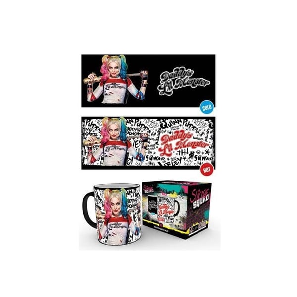 Mugg - Suicide Squad - Termisk effekt - Daddys Li'l Monster - Flerfärgad - Keramik