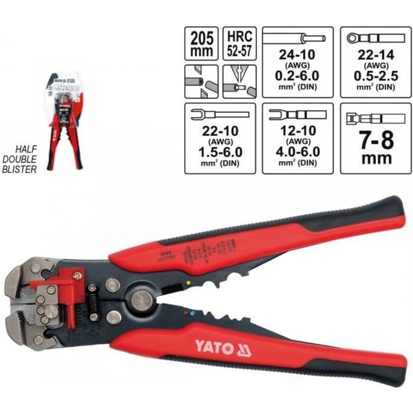 Yato 205 mm Multi-Purpose Wire Stripper - YT-2270