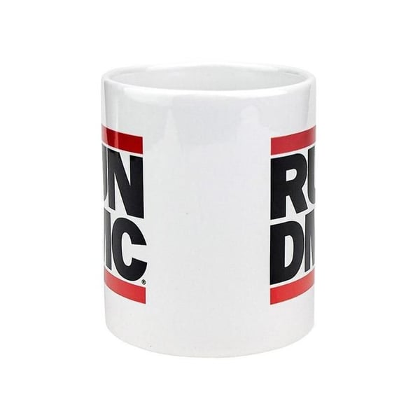 Mugg - RUN DMC - 315 ml - Vit - Cylindrisk - Diskmaskinssäker- USED