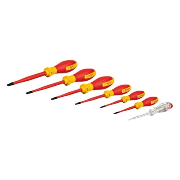 Bosch Professional TX VDE-skruvmejselsats (med enfas testare – 7 delar)