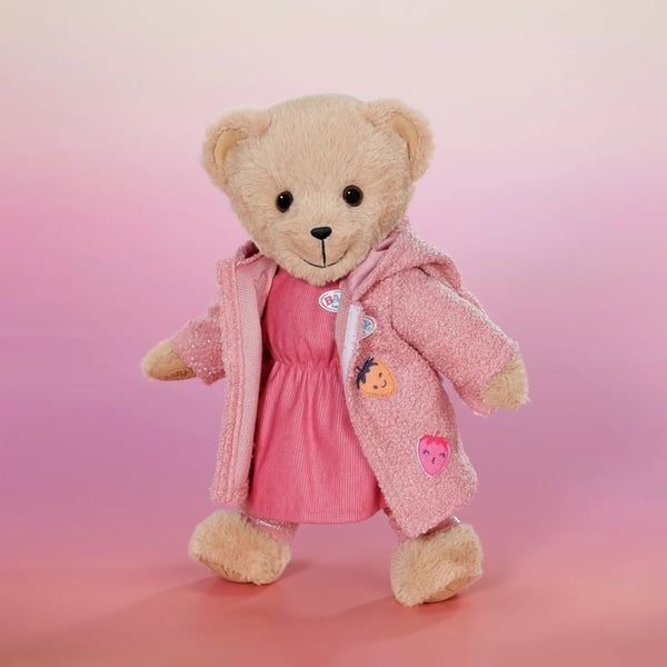 Sätt med mysig kappa - ZAPF CREATION - BABY born - 43 cm - Rosa - För flickor från 3 år
