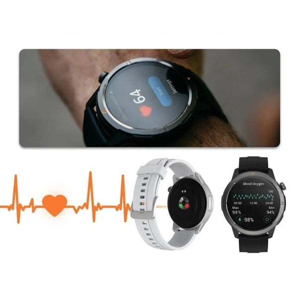 Smartwatch - AGM - Legion - AMOLED-skärm 1,43 tum - Vattentålighet 5 ATM - Omfattande hälsoövervakning