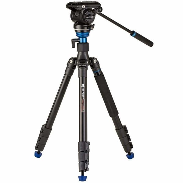 Videostativ - Benro - A2883FS4PRO - Aluminium - Kompakt - Förlängningsbar