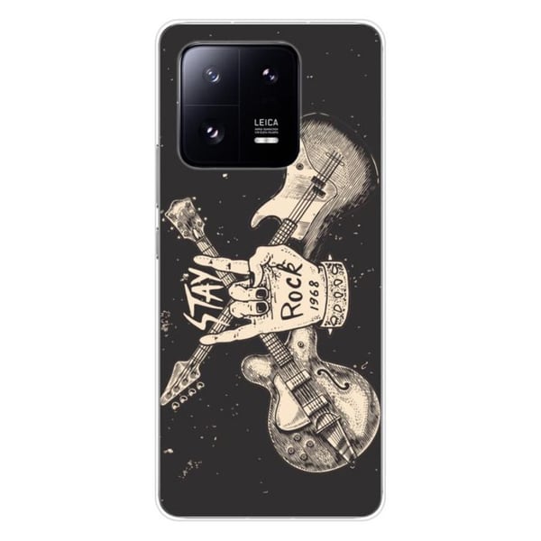 Silicone-skal med tryck - 1001 skal - Xiaomi 13 Pro - Transparent - Semihård - Unikt mönster