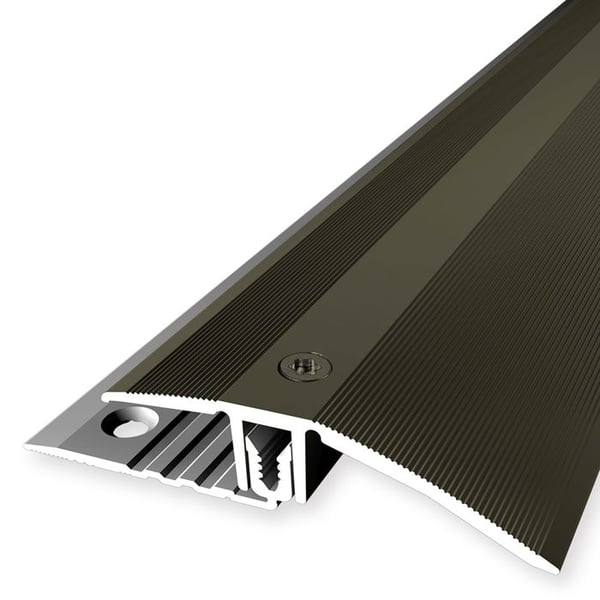 PROVISTON Övergångsprofil Kompensation för laminat l 56 mm Kompensation av H 7 - 18 mm L 1000 mm Aluminiumprofil Bron...