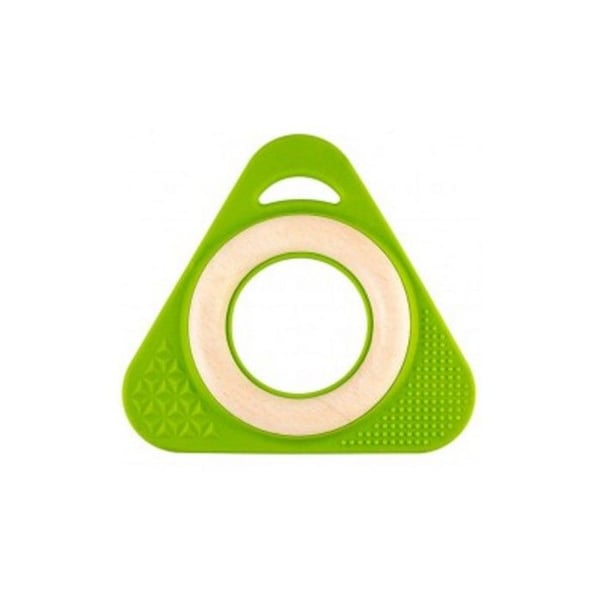 Little Big Things - Hochet Triangle Tri0+ grön - ELEMENTS FOR KIDS GMBH