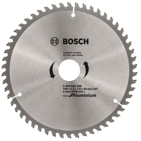 Sågblad - BOSCH - Eco - 190x30 mm - 54 tänder - Karbid