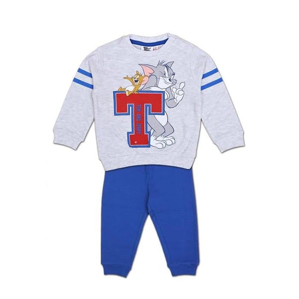 Pyjamas baby Tom & Jerry Höst Vinter Grå 30 månader