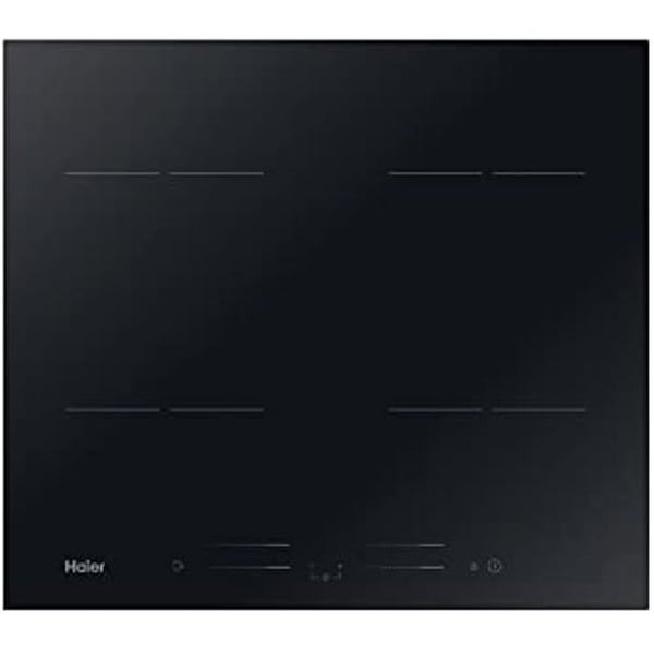 Induktionskogeplade - HAIER - HAISJ64MC - Sort - 59 cm - 4 Zoner - Wi-Fi Funktion