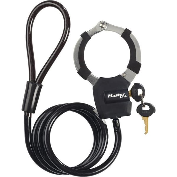 Stöldskydd Masterlock Stöldskyddsscooter Handbojor Street Cuff - Svart