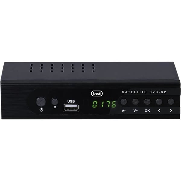 Trevi Sat 3387 S2 Satellitdecoder DVBS-S2 Gratis att ta emot, HDMI, SCART, USB, Koaxialutgång
