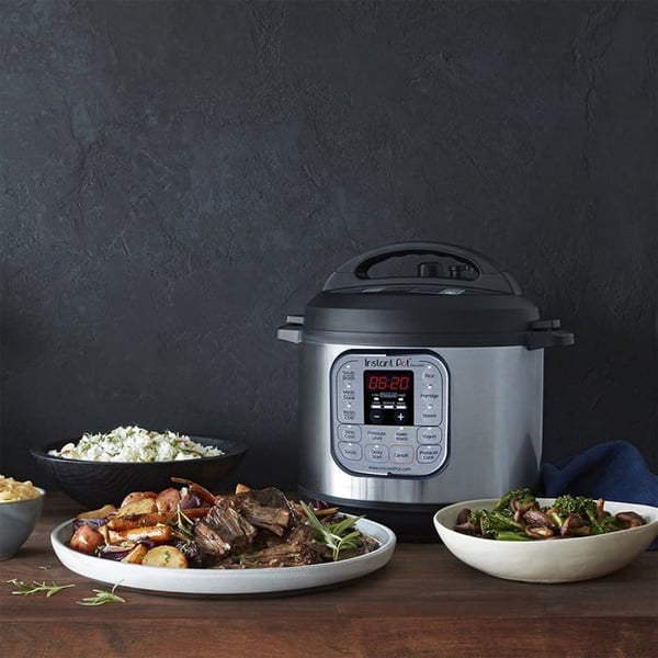 Instant Pot® Duo 3L elektrisk trykkoger / multikoger - 700W - Grå