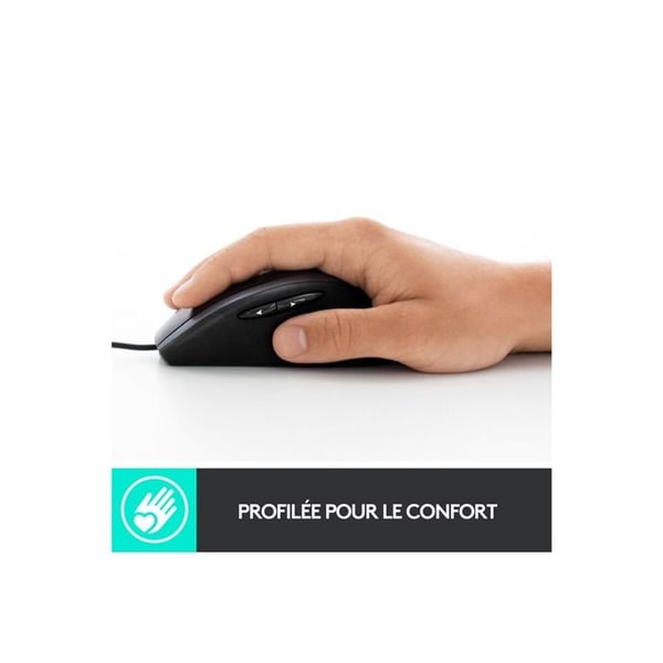 Langaton hiiri - Logitech - M500s - Erittäin nopea vieritys - 7 mukautettavaa painiketta - Harmaa