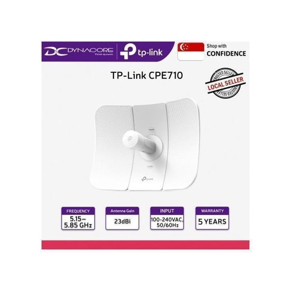 TP-Link CPE710 vit åtkomstpunkt