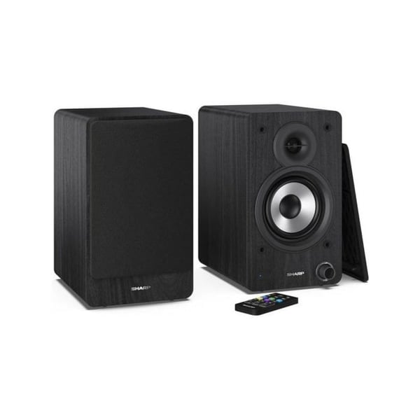 Kirjahyllykovittimet - SHARP - CP-SS30 - 2-tie - 60 W - Musta - Langallinen / Langaton