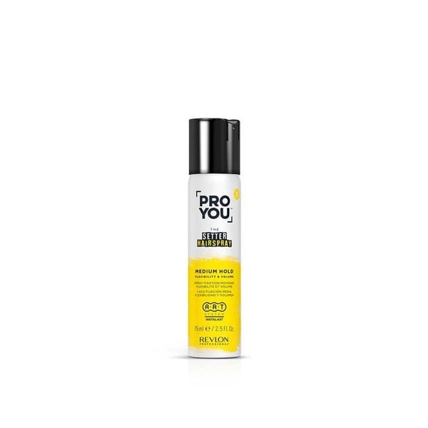 Revlon ProYou The Setter Hårspray, Spray För Medium Fixering För Flexibilitet Och Volym 75ml