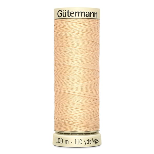 Pack om 5 rullar 100m Tråd 100% polyester Gutermann Ref 788988 - Att 6 - thé