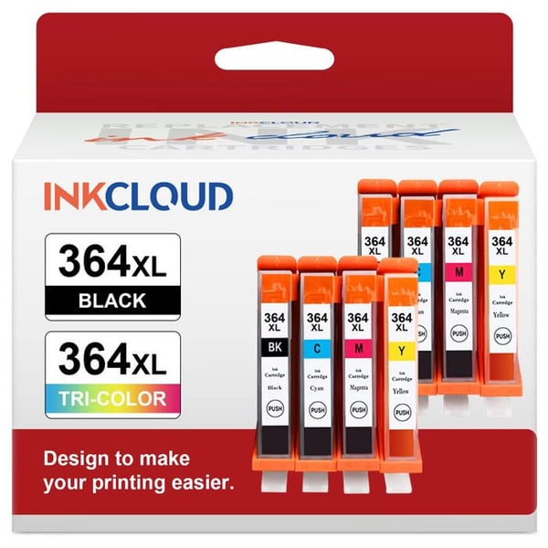 8x 364XL Kompatibla bläckpatroner för HP 364 364 XL för HP Photosmart 5520 5510 5520 5524 Deskjet 3520 Officejet 4622 4622