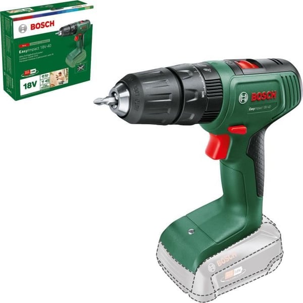 Bosch EasyImpact 18V40 iskuporakone (ILMAN akkua, ILMAN laturia)