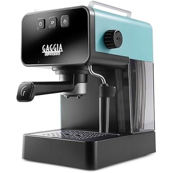 Kaffemaskine - Gaggia - Espresso Deluxe - Manuel - 15 bar - Mælkeskummer Grøn flod