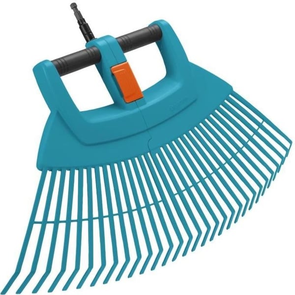 2 i 1 XXL Combisystem® GARDENA gräskvast - Förstärkt plast - 77 cm - 32 tänder - 25 års garanti
