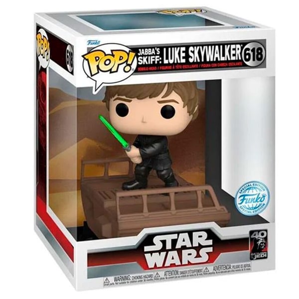 Figurine Funko Pop Deluxe - FUNKO - Luke Skywalker - 9 cm - Exklusiv - Star Wars