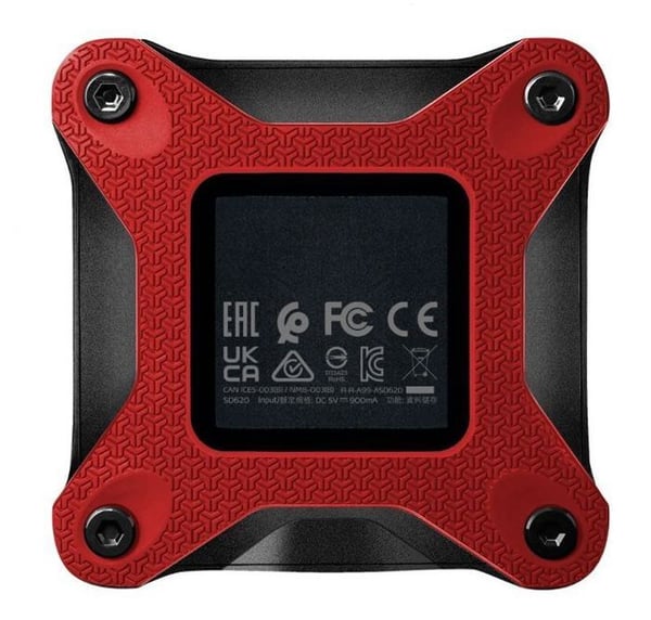Extern SSD-hårddisk - ADATA - SD620 - 2 To - Röd - USB 3.0