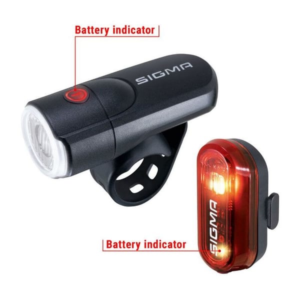 Sigma Aura 30 bakbatteri cykelljus - Att se - Unisex - Svart