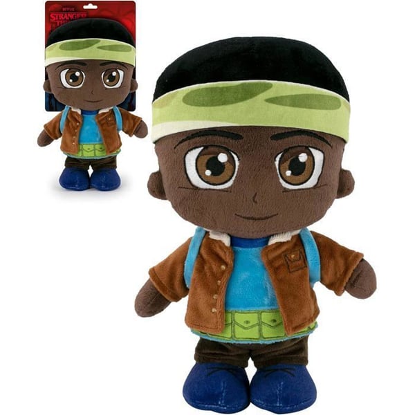 Peluche Lucas Stranger Things - FAMOSA SOFTIES - 26 cm - 100% återvunnen fiber - Mjuk textur
