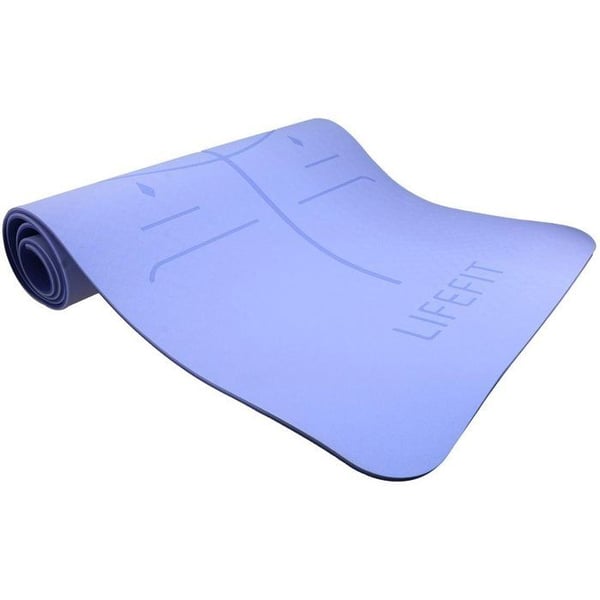 Lifefit Yoga mat RELAX DUO, 183x58x0,6cm, blå