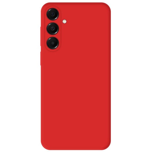 Enfärgad silikonfodral Mat Röd kompatibel med Samsung Galaxy A36 5G