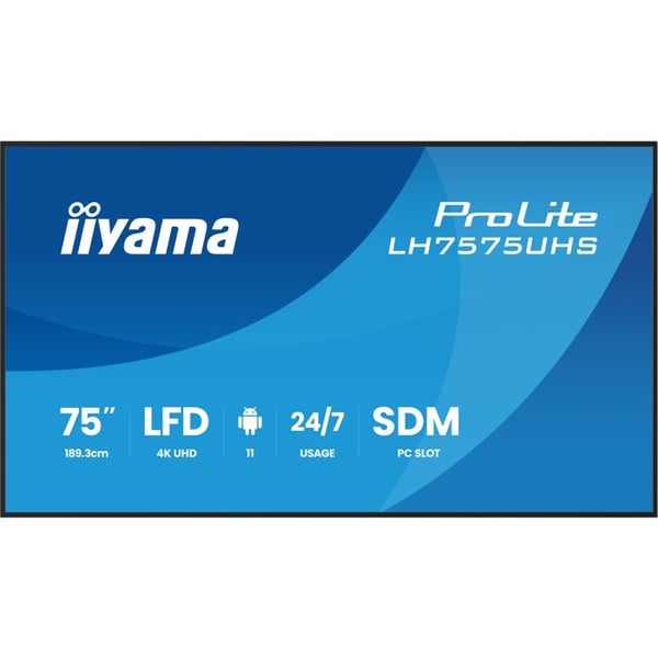IIYAMA 86, dalle IPS, 4K UHD