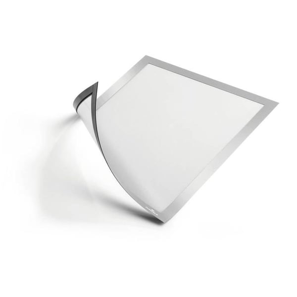 A4 Magnetic Edge Sheet - Hållbar - 486923 - Paket med 5 - Silver - Kontorsmaterial