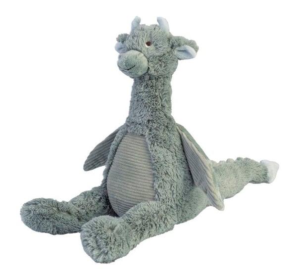 Plysdjur - Happy Horse - Drak Igelkott - 26 cm - Grön - Mjuk och fluffig