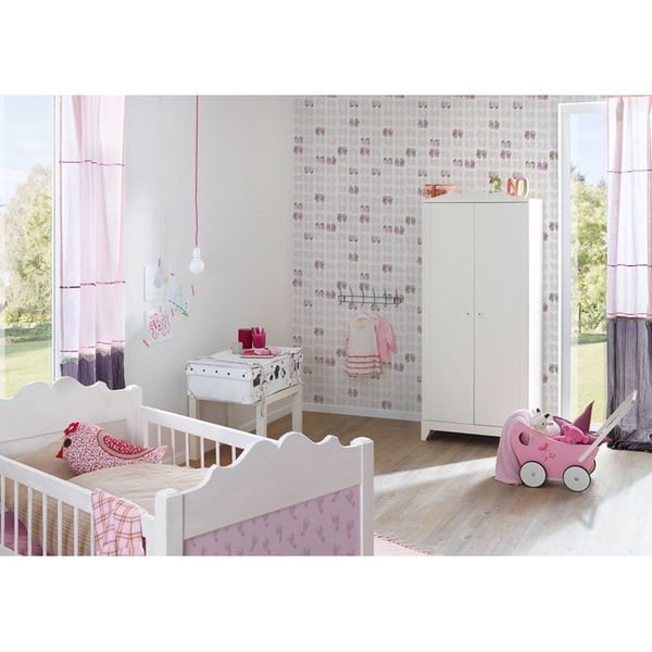 Tapet "Farandole de Chaussons" Rosa 10mx 0.53 m