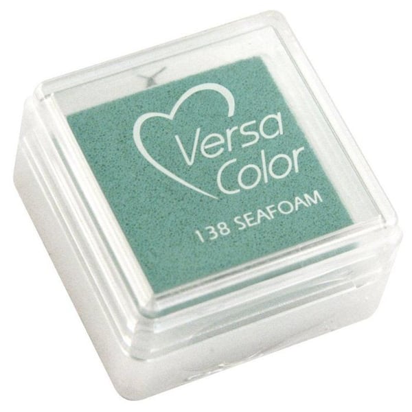 "Versacolor" bläckdyna, havsgrön, 2,5x2,5 cm