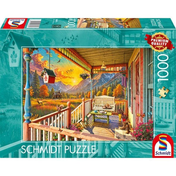 Pussel för vuxna - SCHMIDT SPIELE - Bergveranda - 58893 - 1000 bitar
