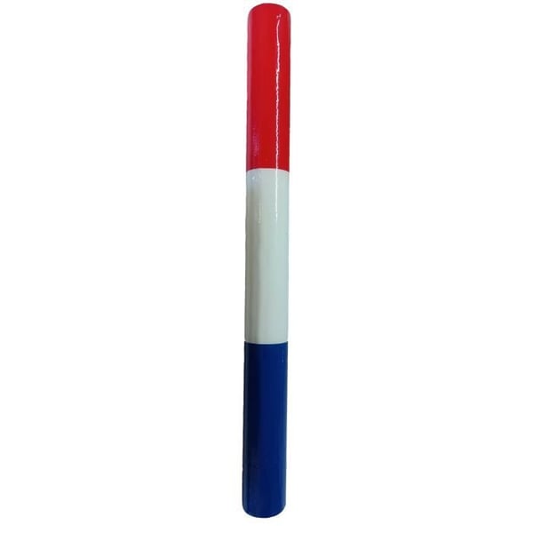 Ljusstav - LP - 47 cm - 3 funktioner - Plast - Blå, Vit, Röd