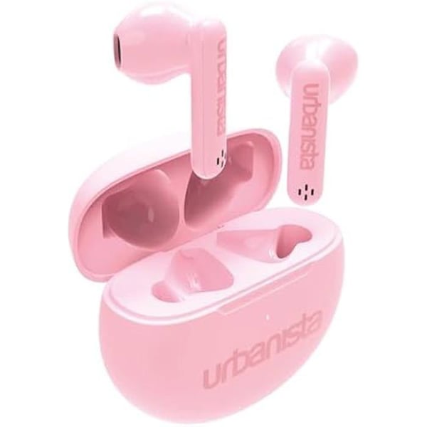 Trådlösa hörlurar URBANISTA TWS Austin - Bluetooth 5.3 IPX4 med Dubbel Mikrofon - Rosablomma