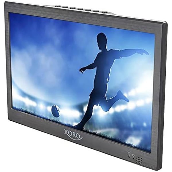 Xoro Bærbar TV - XORO - 28 tommer - Sort - Full HD - Wi-Fi - Smart TV - Buet skærm - HDR